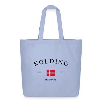 Kolding Dänemark – Urlaub Souvenir & Geschenk - Midweight recycelter Stoffbeutel von Stanley/Stella - Sky - Vorne