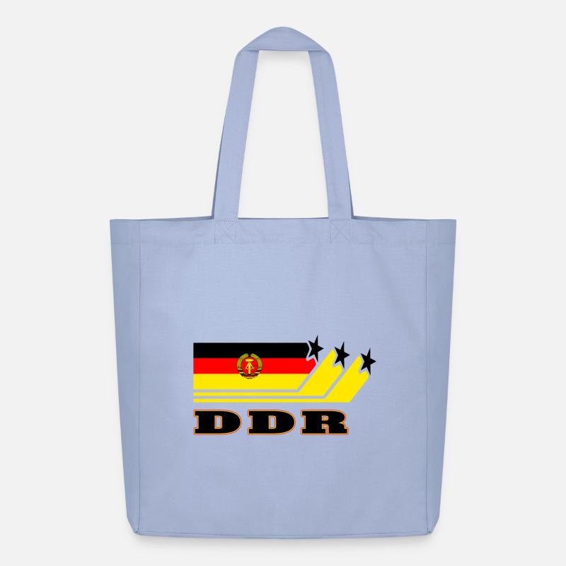 DDR Flaggen Design / Geschenk - Midweight recycelter Stoffbeutel von Stanley/Stella - Sky