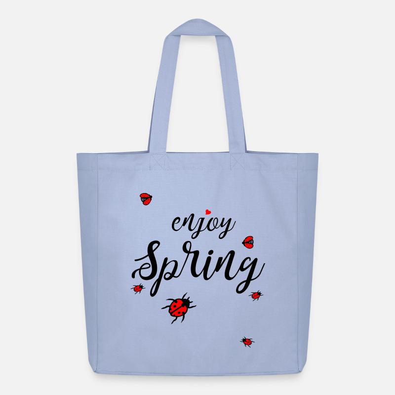 Frühling, enjoy spring - Midweight recycelter Stoffbeutel von Stanley/Stella - Sky