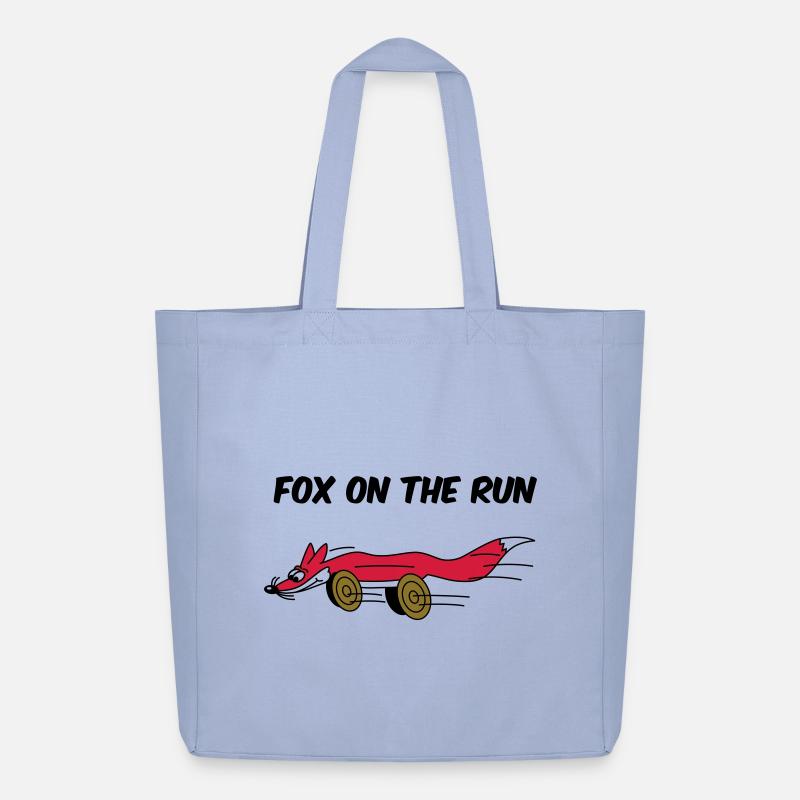 fox on the run - Midweight recycelter Stoffbeutel von Stanley/Stella - Sky