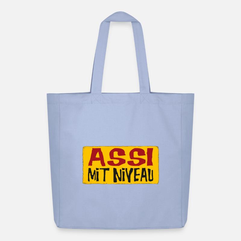 Assi Mit Niveau - Midweight recycelter Stoffbeutel von Stanley/Stella - Sky