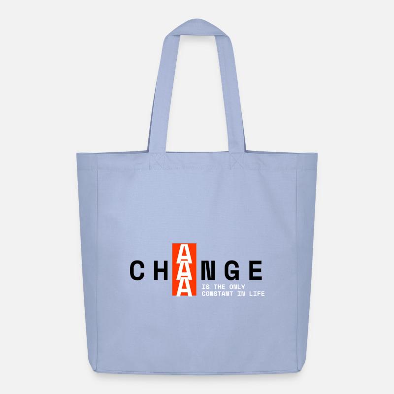 CHANGE – Minimal Design - Midweight recycelter Stoffbeutel von Stanley/Stella - Sky