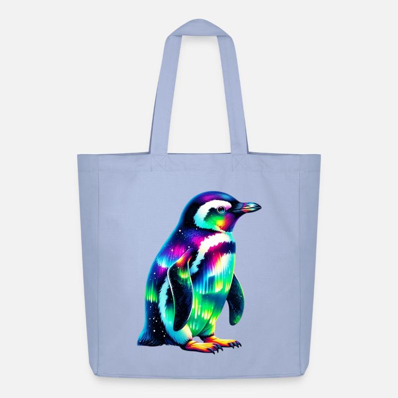 Pinguin - Midweight recycelter Stoffbeutel von Stanley/Stella - Sky
