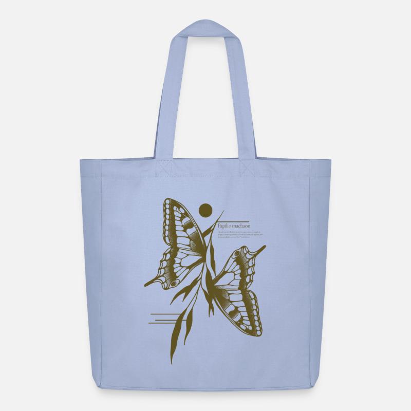 Schwalbenschwanz Schmetterling -Variant - Midweight recycelter Stoffbeutel von Stanley/Stella - Sky