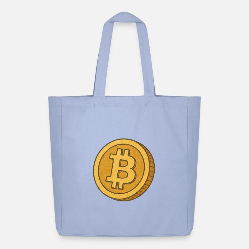 Bitcoin_als_comic - Midweight recycelter Stoffbeutel von Stanley/Stella - Sky