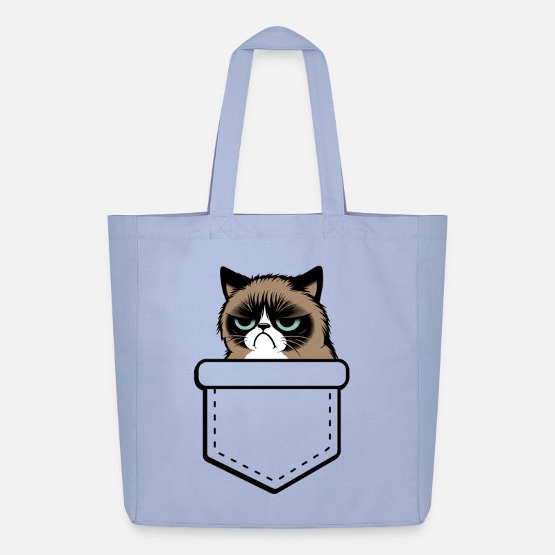 grumpy - Midweight Recycled Tote Bag by Stanley/Stella - sky