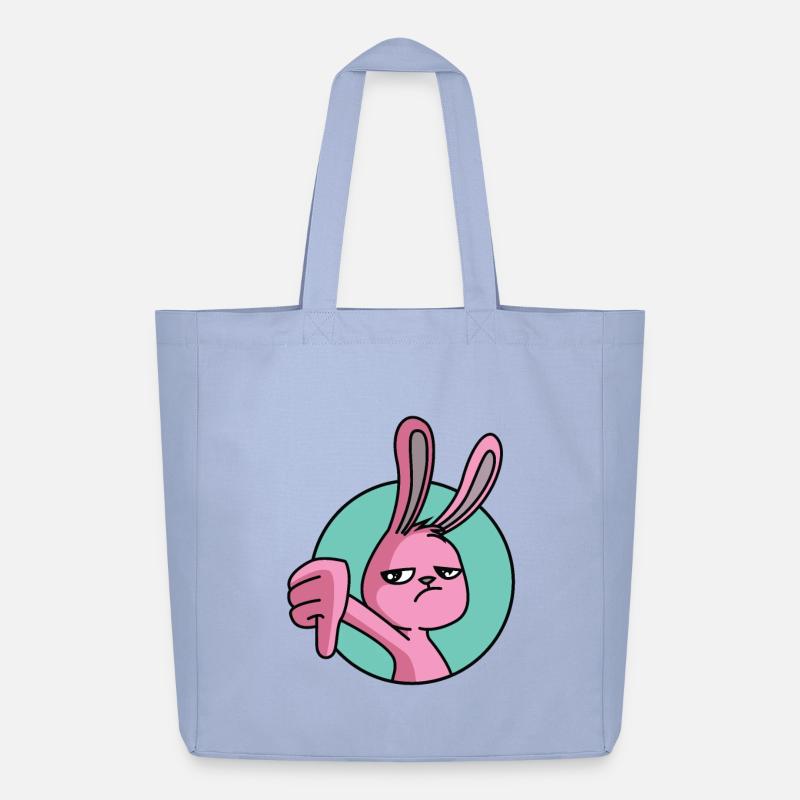 Hase Daumen Runter - Midweight recycelter Stoffbeutel von Stanley/Stella - Sky