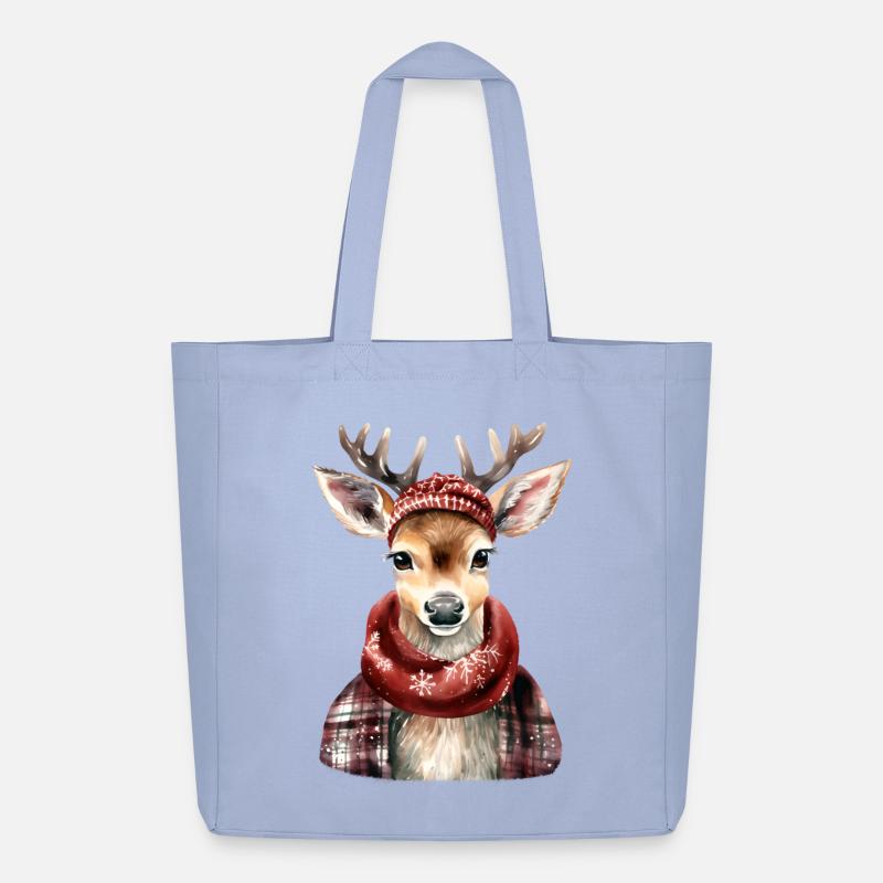 oh deer! - Midweight recycelter Stoffbeutel von Stanley/Stella - Sky