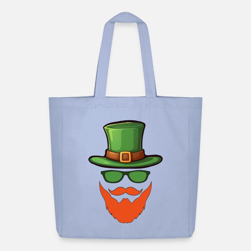 St. Patrick's Day - Midweight recycelter Stoffbeutel von Stanley/Stella - Sky