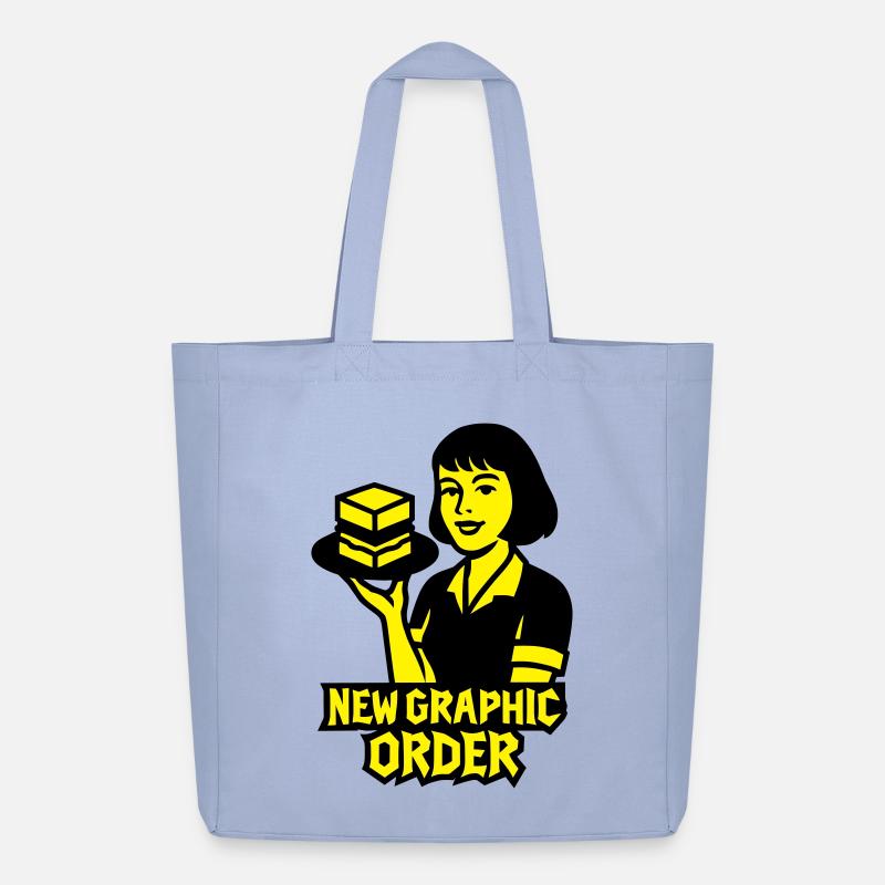 New Graphic Order #1 - Midweight recycelter Stoffbeutel von Stanley/Stella - Sky