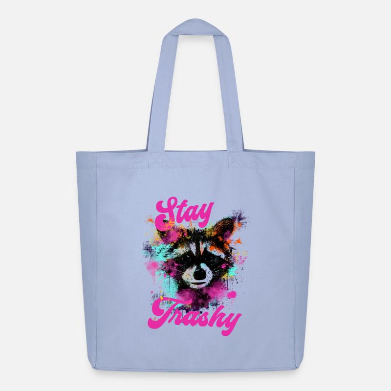 Stay Trashy - Midweight recycelter Stoffbeutel von Stanley/Stella - Sky