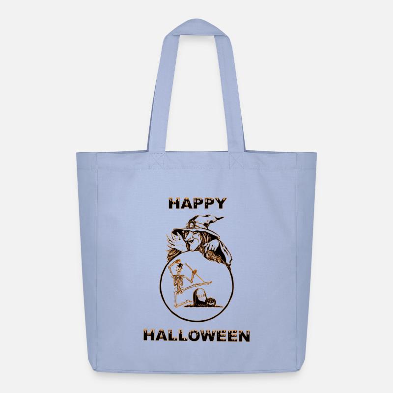 Conception de sort de sorcière d'Halloween - Tote bag Stanley/Stella Midweight recyclé - ciel