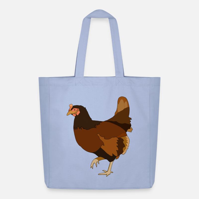 Huhn Hühner - Midweight recycelter Stoffbeutel von Stanley/Stella - Sky