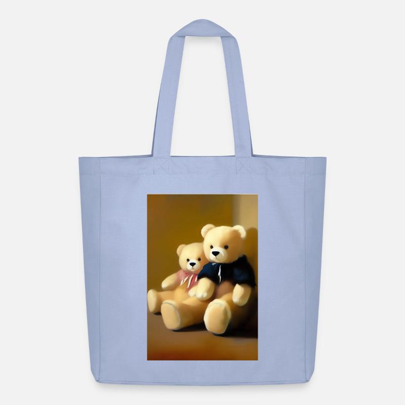 Teddybär - Midweight recycelter Stoffbeutel von Stanley/Stella - Sky