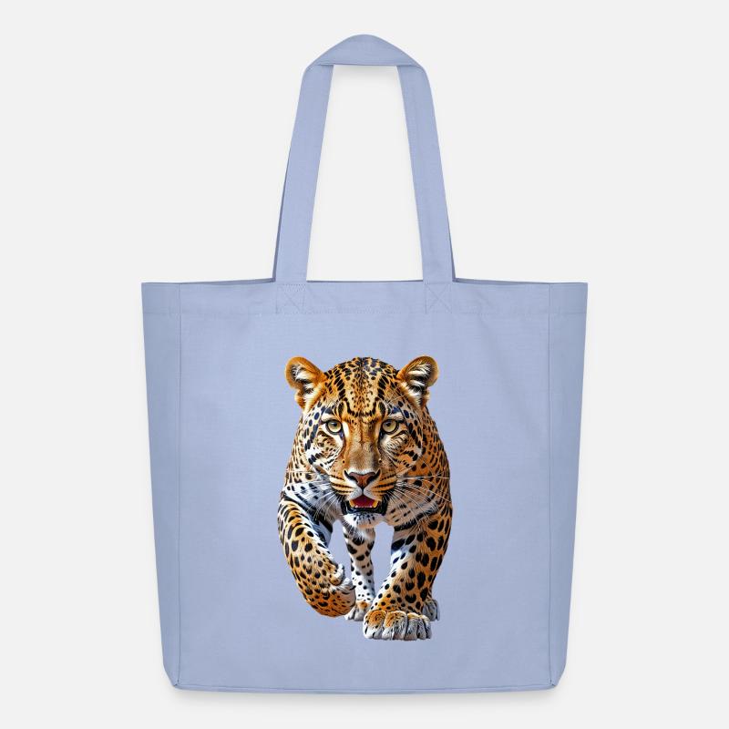 Leopard - Midweight recycelter Stoffbeutel von Stanley/Stella - Sky
