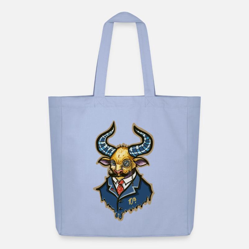 Aristo Steampunk Bull - Midweight recycelter Stoffbeutel von Stanley/Stella - Sky