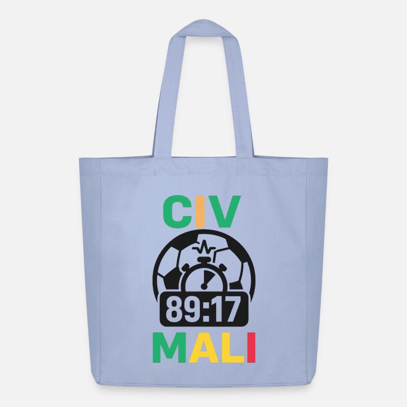 CIV vs Mali – 89:17 zu spät - Midweight recycelter Stoffbeutel von Stanley/Stella - Sky