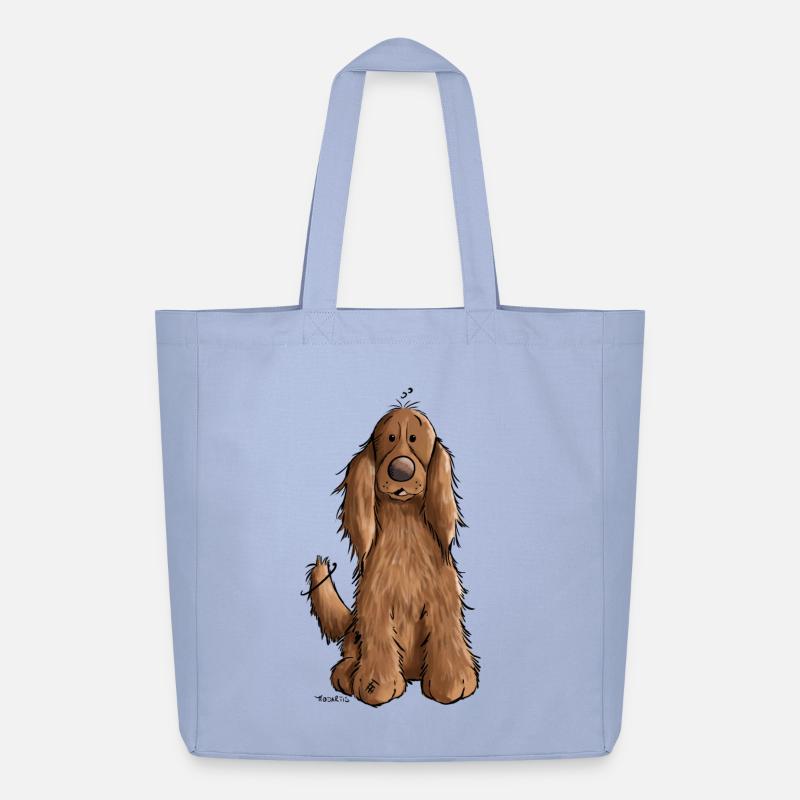 Cocker Spaniel mach Sitz - Midweight recycelter Stoffbeutel von Stanley/Stella - Sky