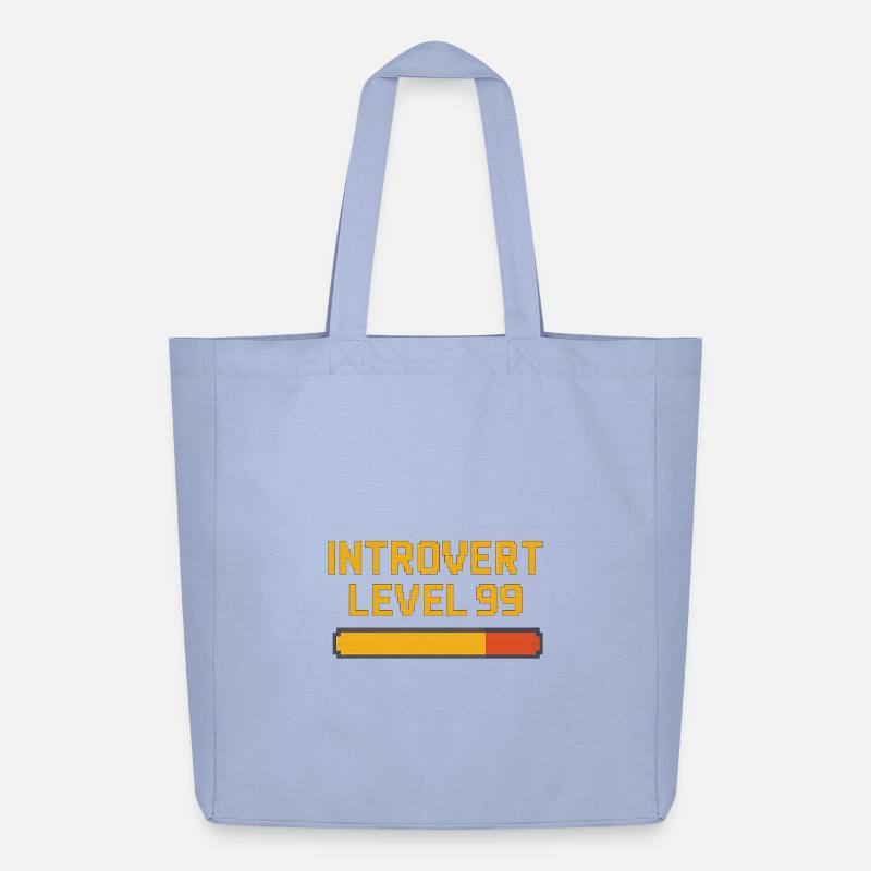 Introvert Level 99 - Midweight recycelter Stoffbeutel von Stanley/Stella - Sky