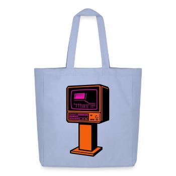 Rétro Future TV - Tote bag Stanley/Stella Midweight recyclé - ciel - Devant