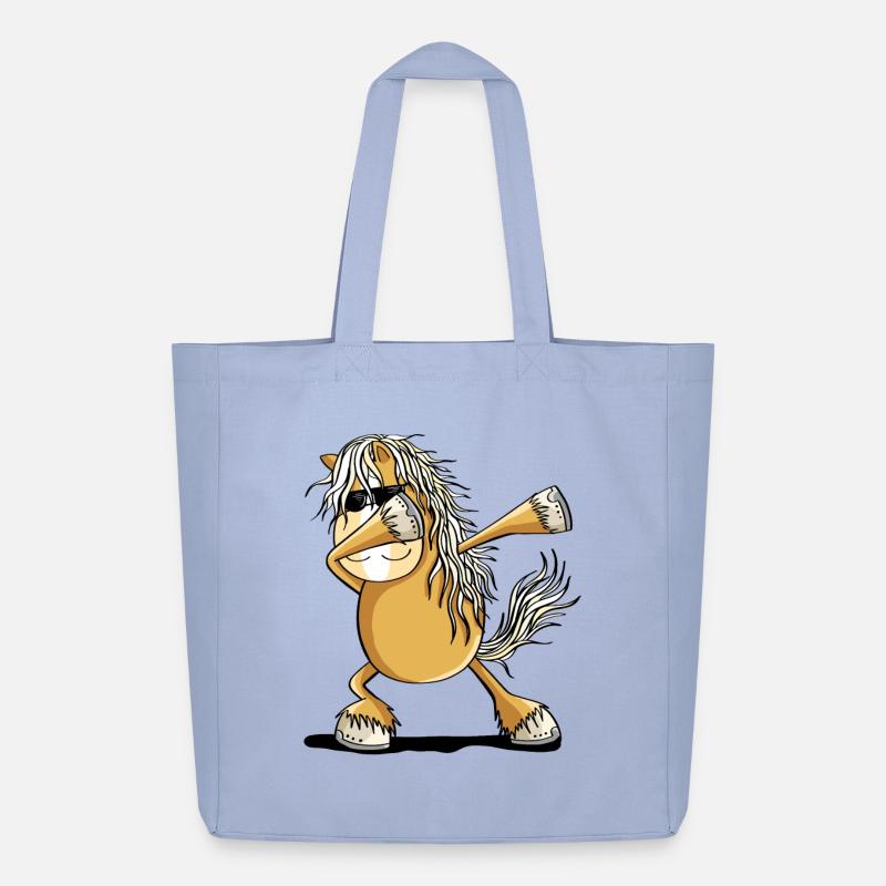 Cooles Dab Dance Pferd Dabbing Pony Comic - Midweight recycelter Stoffbeutel von Stanley/Stella - Sky