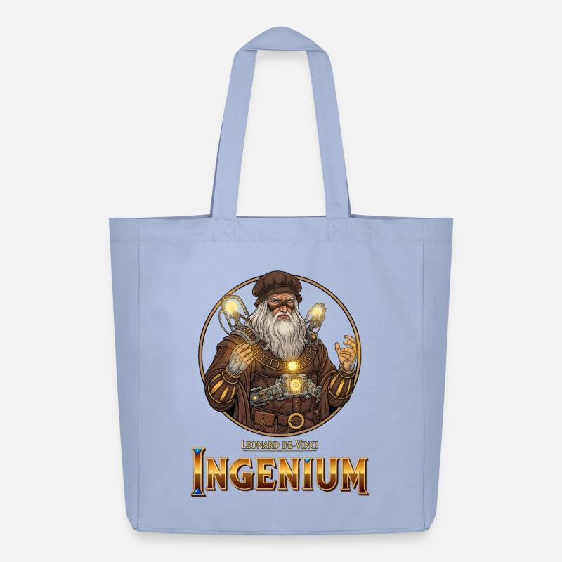 Ingenium Léonardo: Sorcier Steampunk - Tote bag Stanley/Stella Midweight recyclé - ciel