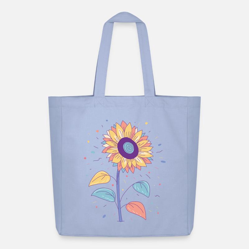 Sonnenblume - Midweight recycelter Stoffbeutel von Stanley/Stella - Sky