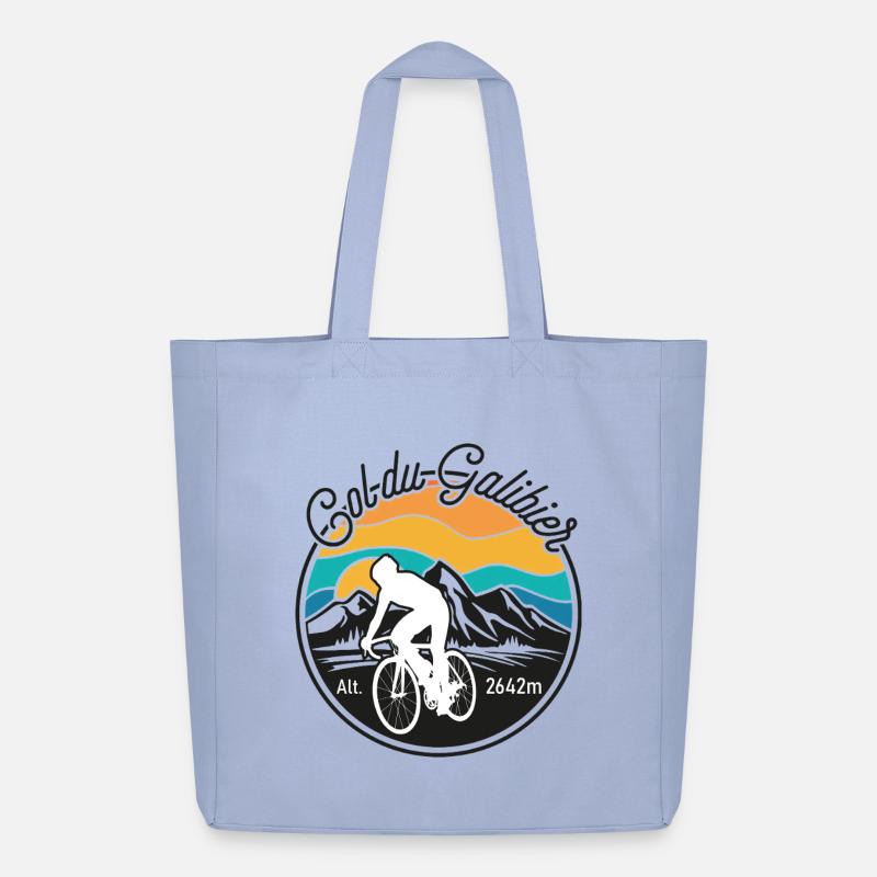 Galibier Retro Mountainbiker - Midweight recycelter Stoffbeutel von Stanley/Stella - Sky