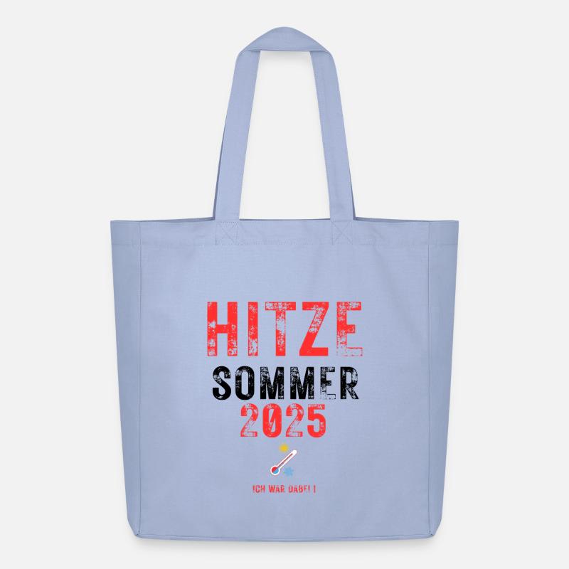 Hitzesommer 25 - Midweight recycelter Stoffbeutel von Stanley/Stella - Sky