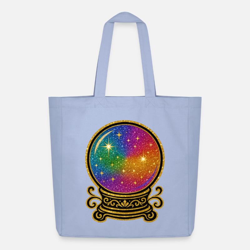 Regenbogen Kristallkugel Glamour | Glaskugel - Midweight recycelter Stoffbeutel von Stanley/Stella - Sky