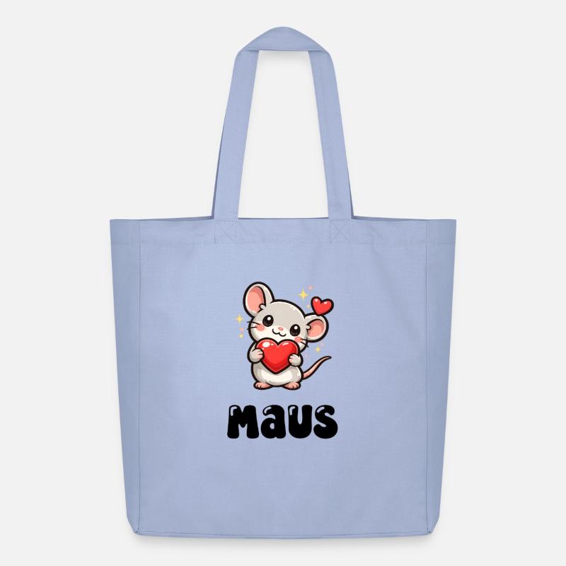 Maus - Midweight recycelter Stoffbeutel von Stanley/Stella - Sky