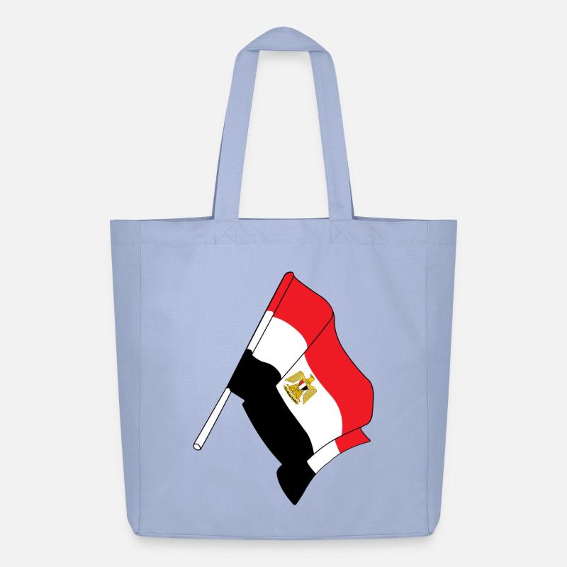 Flagge: Egypt - Midweight recycelter Stoffbeutel von Stanley/Stella - Sky
