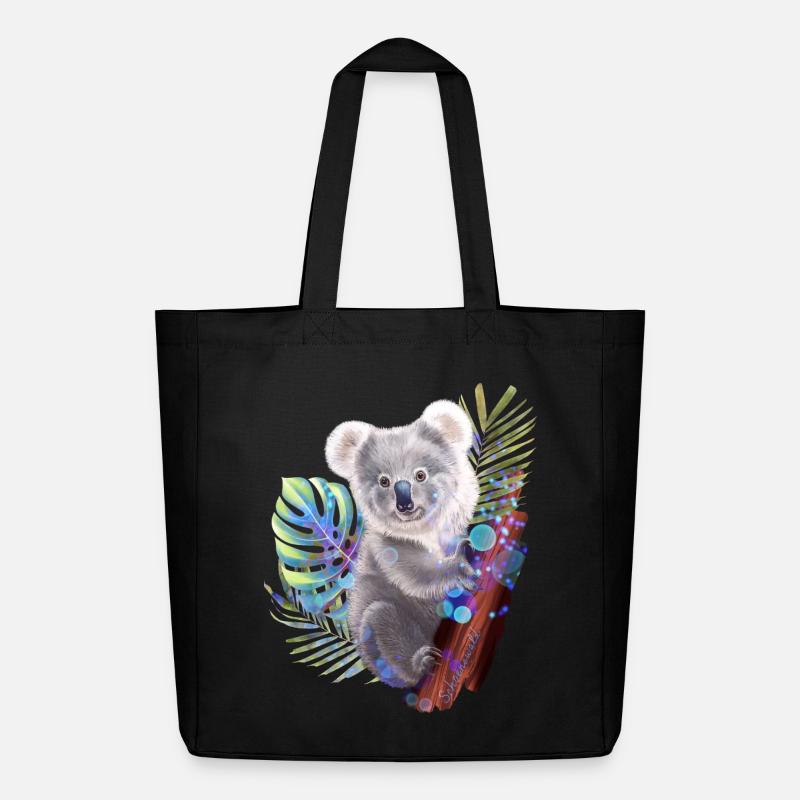 Koala - Tote bag Stanley/Stella Midweight recyclé - noir