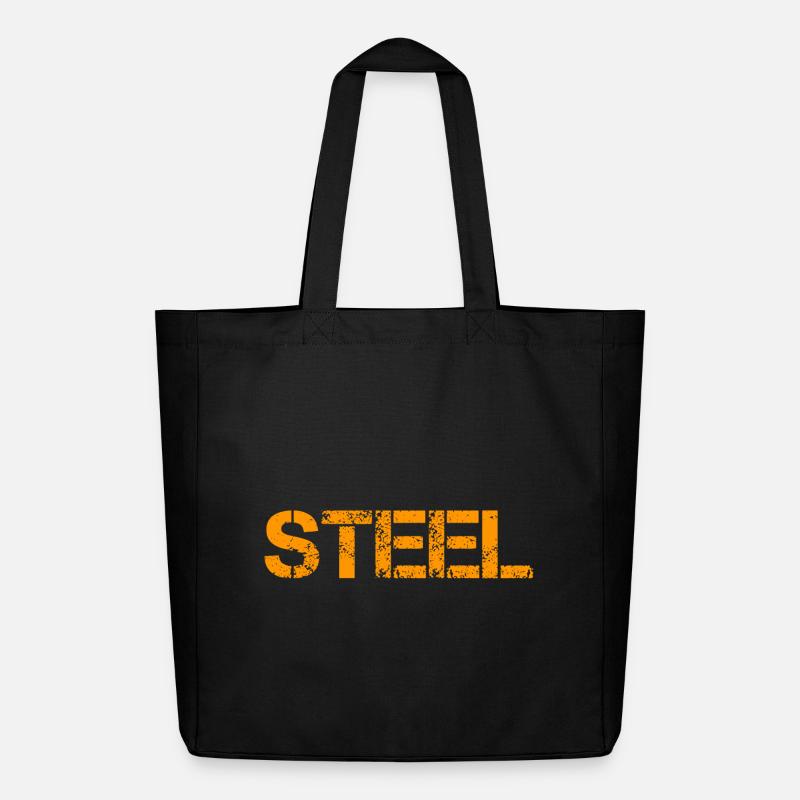 Steel - Midweight recycelter Stoffbeutel von Stanley/Stella - Schwarz