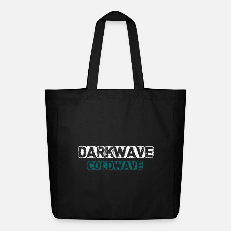 Darkwave Coldwave - Midweight recycelter Stoffbeutel von Stanley/Stella - Schwarz