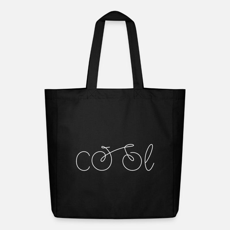 Fahrrad cool - Midweight recycelter Stoffbeutel von Stanley/Stella - Schwarz