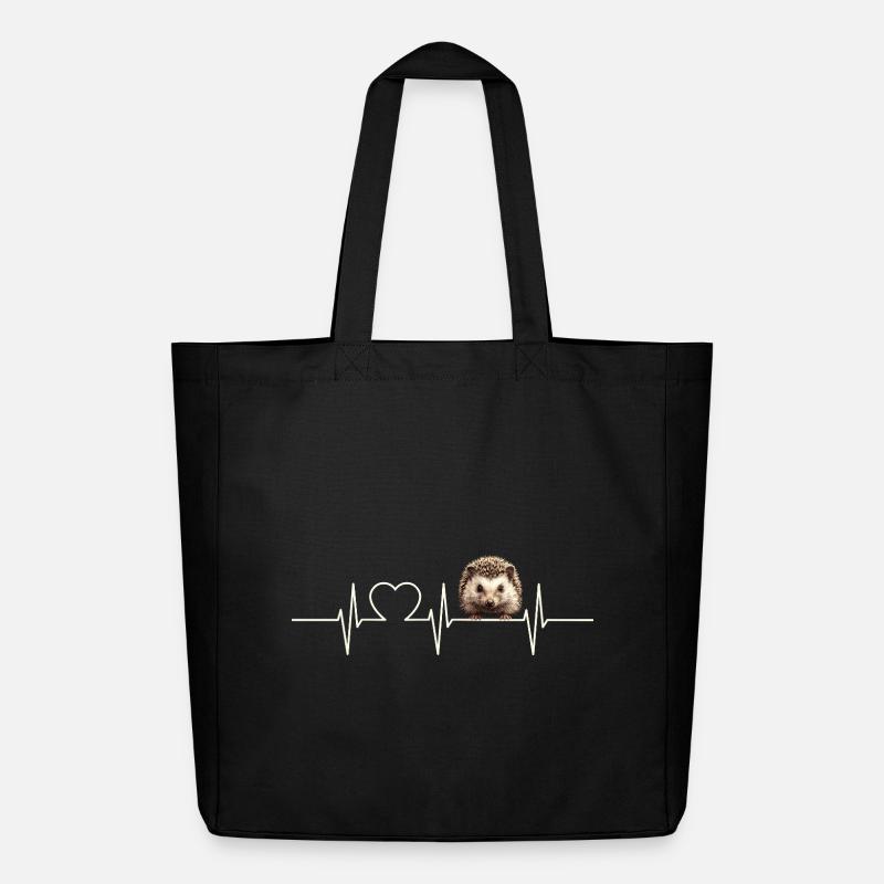 Hérisson - Tote bag Stanley/Stella Midweight recyclé - noir