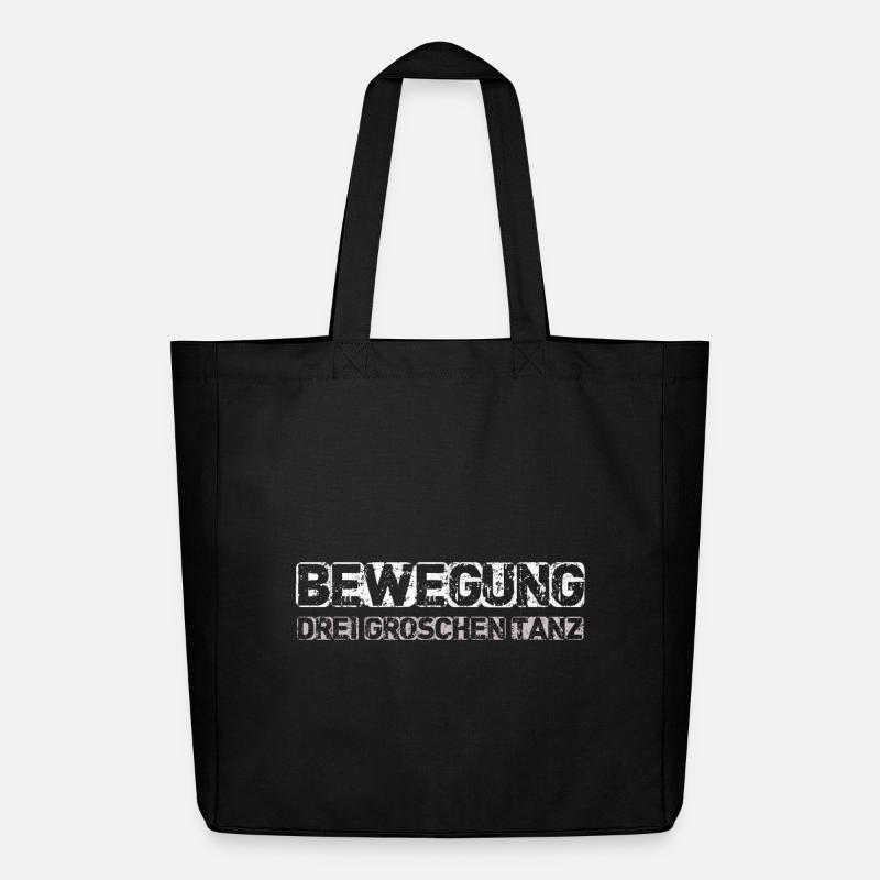 Three Groschen Dance - Midweight Recycled Tote Bag by Stanley/Stella - black