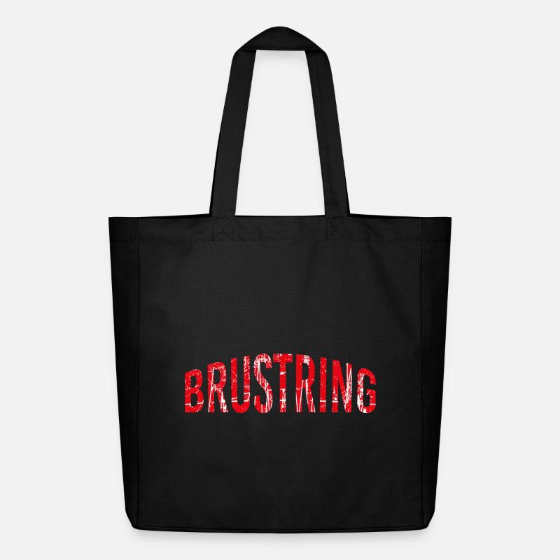 Stuttgart Brustring - Midweight recycelter Stoffbeutel von Stanley/Stella - Schwarz