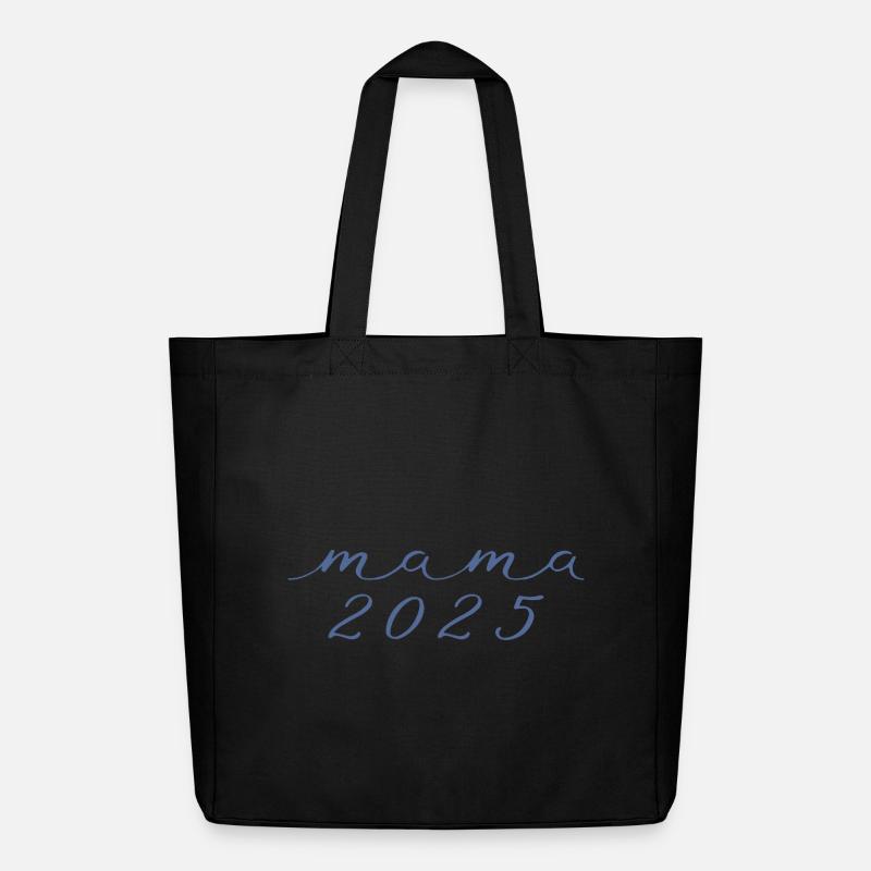 Mama 2025-Muttertag2025 - Midweight recycelter Stoffbeutel von Stanley/Stella - Schwarz