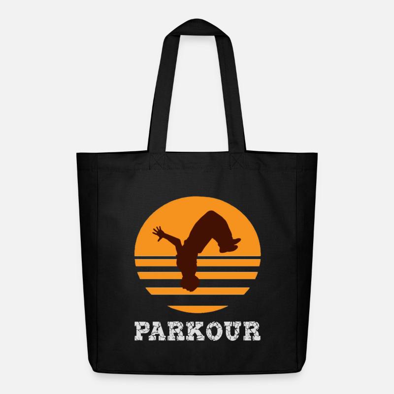 parkour - Midweight recycelter Stoffbeutel von Stanley/Stella - Schwarz