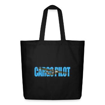 Cargo pilot PBY Catalina - Midweight recycelter Stoffbeutel von Stanley/Stella - Schwarz - Vorne