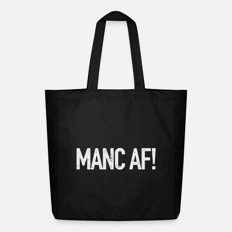 MANC AF - Midweight recycelter Stoffbeutel von Stanley/Stella - Schwarz