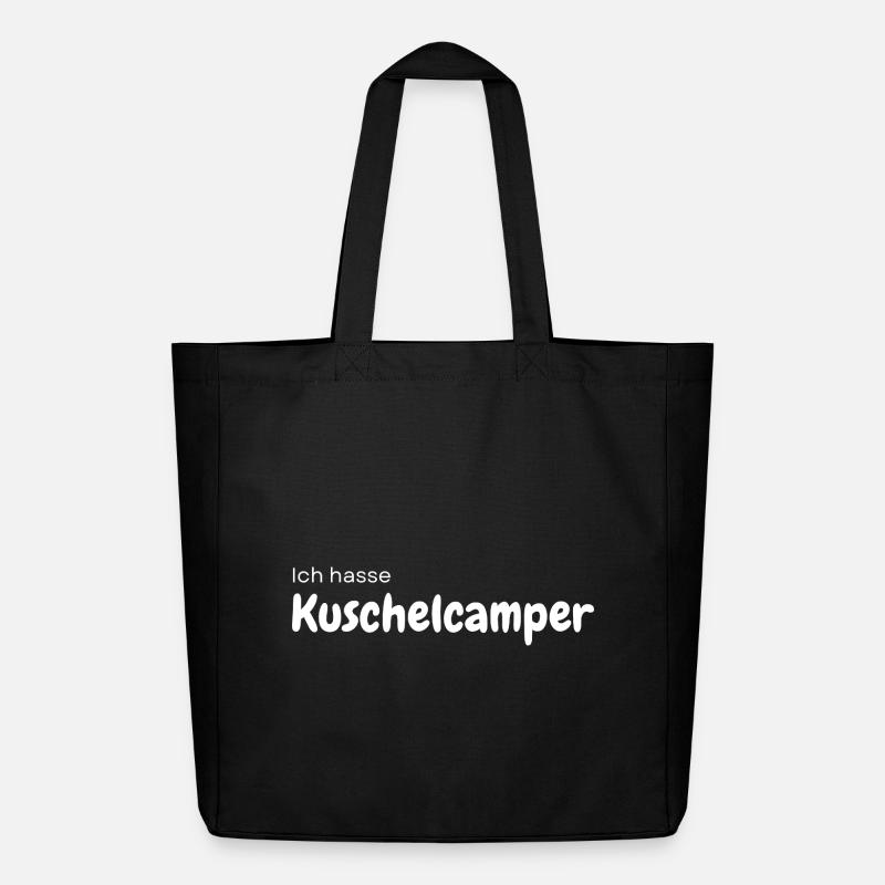 Cuddle camper - Midweight Recycled Tote Bag by Stanley/Stella - black