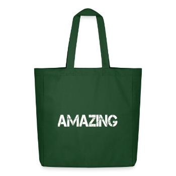 amazing - Midweight Recycled Tote Bag by Stanley/Stella - bottle green - Front