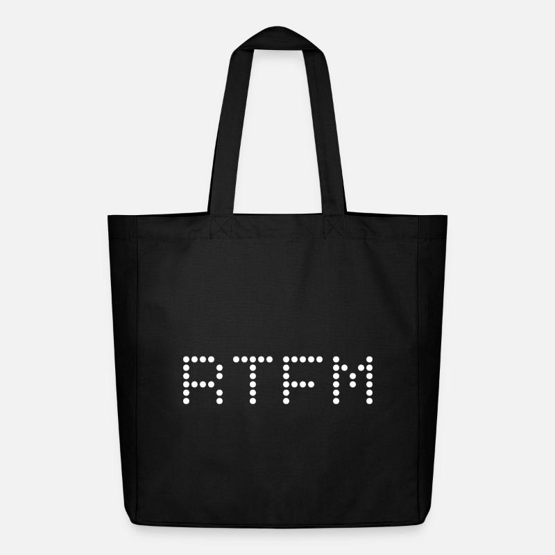 RTFM - Tote bag Stanley/Stella Midweight recyclé - noir