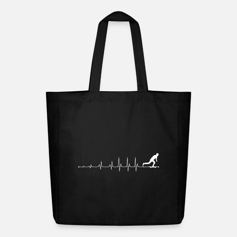 Pulse Run: Endurance Sketch - Midweight Recycled Tote Bag by Stanley/Stella - black