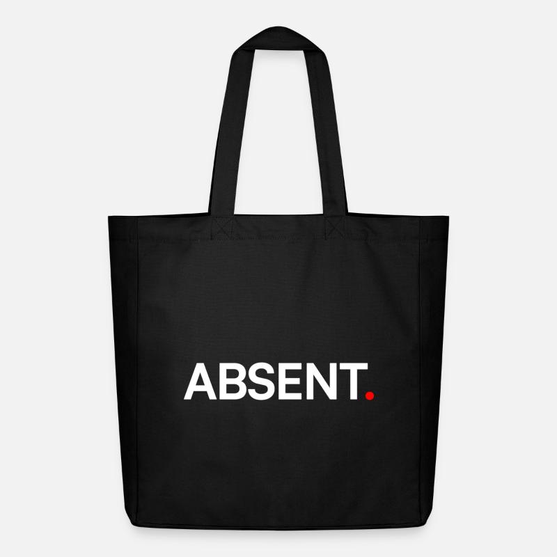 ABSENT. Design Minimal Expression Moderne - Tote bag Stanley/Stella Midweight recyclé - noir