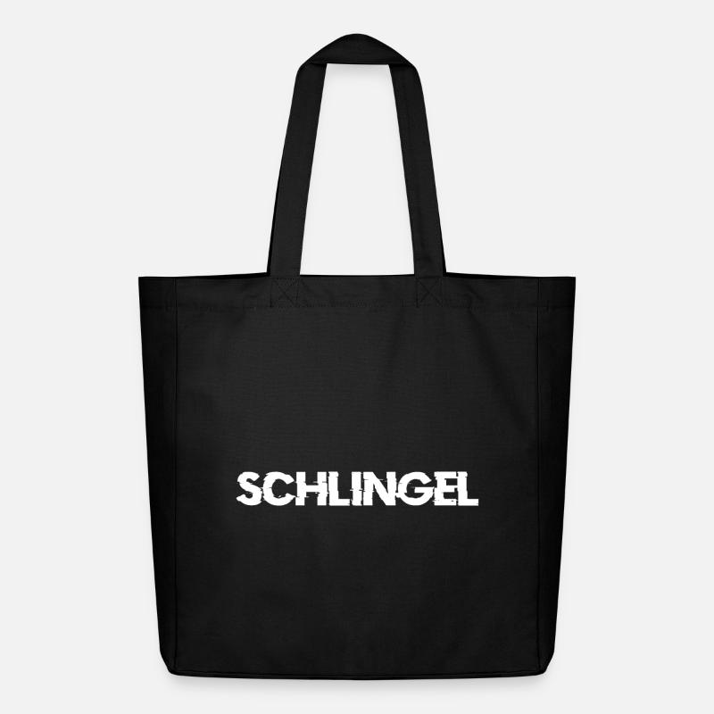 Schlingel - Midweight recycelter Stoffbeutel von Stanley/Stella - Schwarz