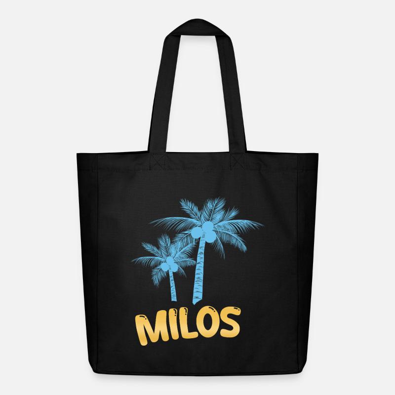 Milos Milos - Midweight recycelter Stoffbeutel von Stanley/Stella - Schwarz